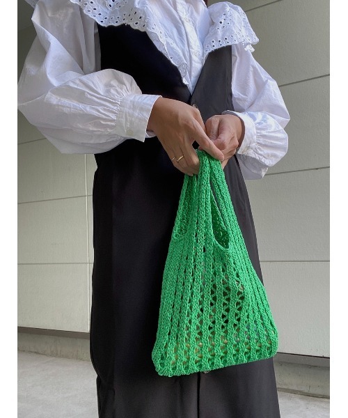 AMAIL(アマイル)の「Puchi mini bag(ハンドバッグ・レディース・ベージュ/グリーン・FREE)」の17枚目の写真