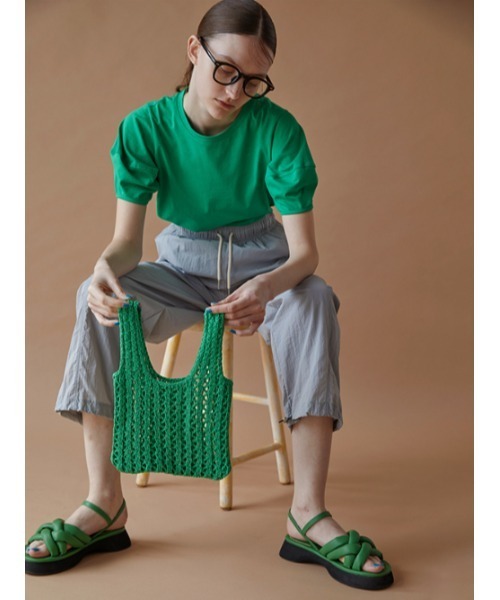 AMAIL(アマイル)の「Puchi mini bag(ハンドバッグ・レディース・ベージュ/グリーン・FREE)」の19枚目の写真