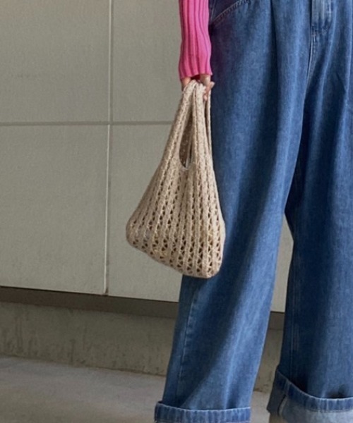 AMAIL(アマイル)の「Puchi mini bag(ハンドバッグ・レディース・ベージュ/グリーン・FREE)」の20枚目の写真