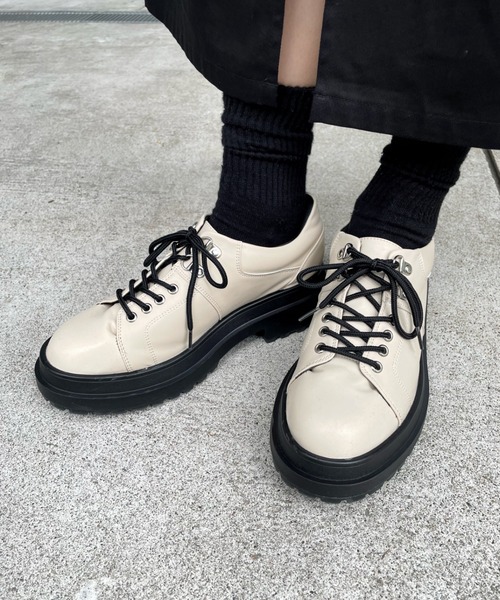 WHO'S WHO gallery（フーズフーギャラリー）の「【SLOPPY/スロッピー】トレッキングシューズ（その他シューズ・レディース・ブラック/ブラウン/アイボリー・MEDIUM/LARGE）」の2枚目の写真