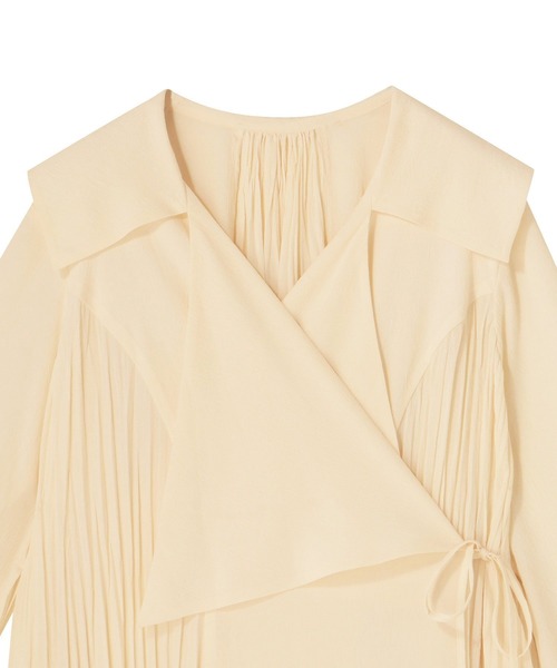 ETRE TOKYO（エトレトウキョウ）の「サイドプリーツロングガウン