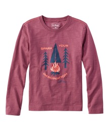 L.L.Bean（エルエルビーン）の「キッズ・グラフィック・ティ、長袖 グローインザダーク ビッグキッズ（Tシャツ/カットソー）」
