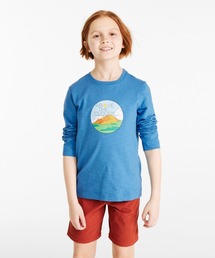 L.L.Bean（エルエルビーン）の「キッズ・グラフィック・ティ、長袖　グローインザダーク ビッグキッズ（Tシャツ/カットソー）」