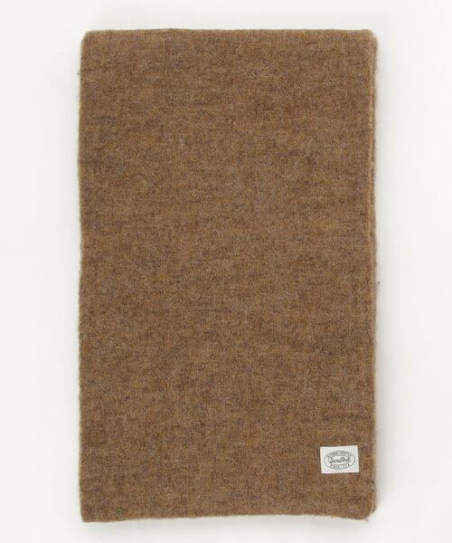 Snow Peak(スノーピーク)の「Shetland Wool Knit Stole(マフラー・メンズ・マスタード/ブラウン/チャコールグレー・ONE SIZE)」の1枚目の写真