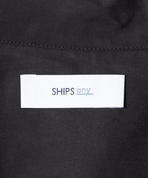 SHIPS any(シップス エニィ)の「SHIPS any: 【セットアップ対応】 ウォッシャブル ドレープ オープンカラー 長袖 シャツ◇(シャツ/ブラウス・メンズ・ブラック/ブラウン/チャコールグレー・LARGE/SMALL/MEDIUM)」の14枚目の写真