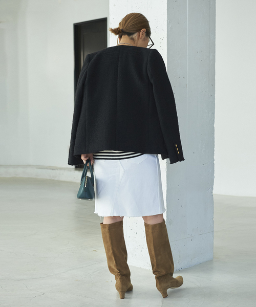 plage（プラージュ）の「【Healthy denim/ヘルシーデニム】SP W DENIM MIDスカート（スカート・レディース・ホワイト・38/36/34）」の5枚目の写真