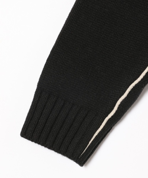 LOWRYS FARM（ローリーズファーム）の「ニットチャイナカーディガン　356928（ニット/セーター・キッズ・アイボリー/ブラック/パープル・110cm/120cm/130cm/140cm/150cm）」の4枚目の写真