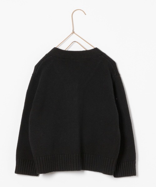 LOWRYS FARM（ローリーズファーム）の「ニットチャイナカーディガン　356928（ニット/セーター・キッズ・アイボリー/ブラック/パープル・110cm/120cm/130cm/140cm/150cm）」の10枚目の写真