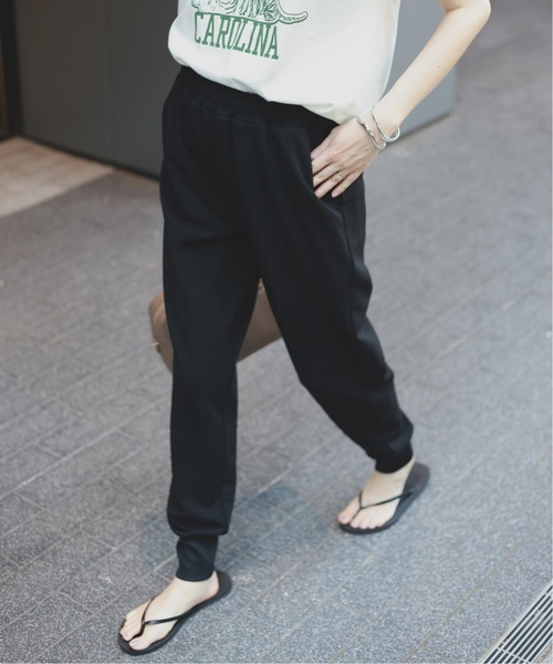 SLOBE IENA(スローブイエナ)の「カットジョーゼットジョガーパンツ(その他パンツ・レディース・ブラック/ネイビー・38/36)」の13枚目の写真