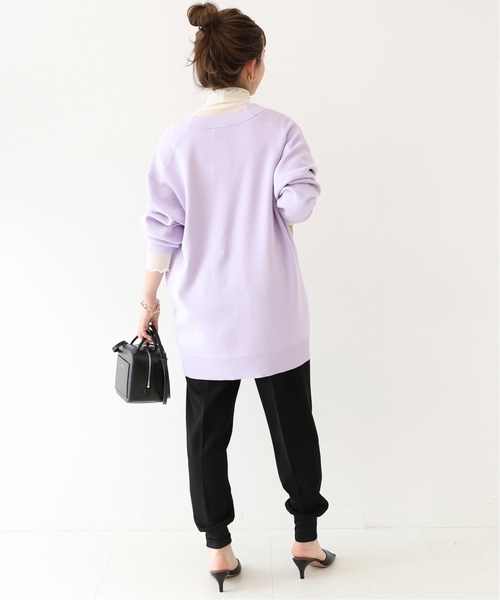 SLOBE IENA(スローブイエナ)の「カットジョーゼットジョガーパンツ(その他パンツ・レディース・ブラック/ネイビー・38/36)」の15枚目の写真