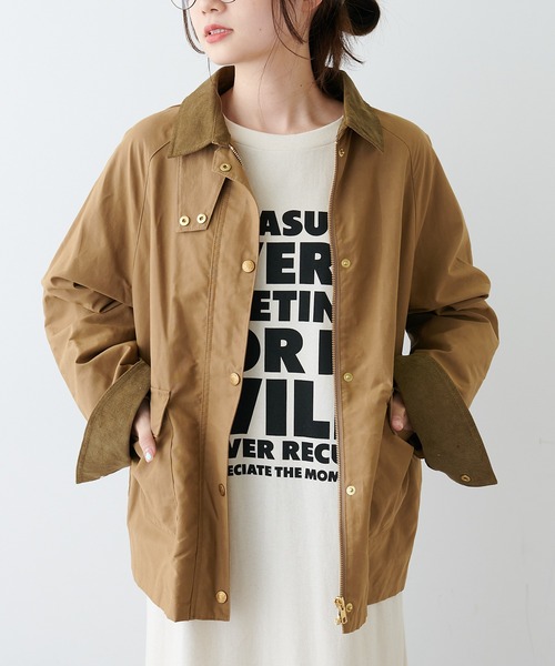 PUAL CE CIN（ピュアルセシン）の「ラグランスリーブハンティング