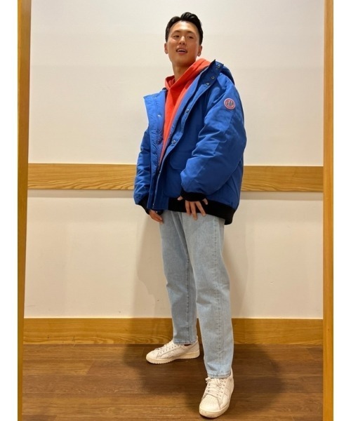 GAP（ギャップ）の「ショート ダウンパーカー（ダウンジャケット/コート・メンズ・ブラック/ブルー/グレー・XS/S/L/XL/M）」の4枚目の写真