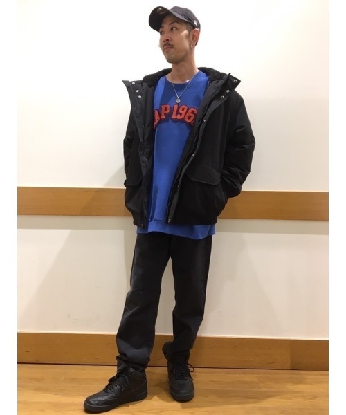 GAP（ギャップ）の「ショート ダウンパーカー（ダウンジャケット/コート・メンズ・ブラック/ブルー/グレー・XS/S/L/XL/M）」の11枚目の写真