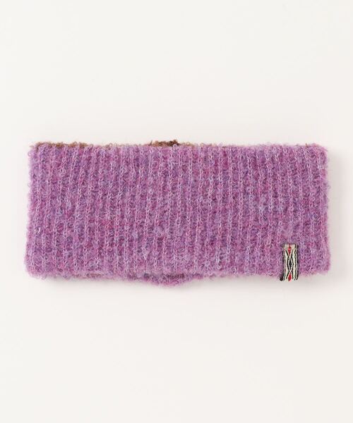 チャイハネ（チャイハネ）の「【チャイハネ】リバーシブルニットヘアバンド（ヘアバンド・メンズ・ホワイト/パープル/ネイビー/ターコイズブルー・FREE）」の4枚目の写真