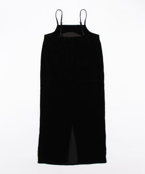 LOWRYS FARM（ローリーズファーム）の「ベロアキャミワンピース　166101（ワンピース・レディース・ブラック/レッド・FREE）」の3枚目の写真