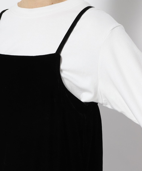 LOWRYS FARM（ローリーズファーム）の「ベロアキャミワンピース　166101（ワンピース・レディース・ブラック/レッド・FREE）」の15枚目の写真