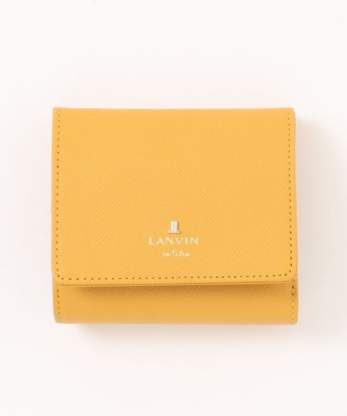 LANVIN en Bleu（ランバンオンブルー）の「リュクサンブールカラー 内BOX二つ折り財布（財布・レディース・グレイッシュベージュ/エメラルド/ブルー/グレー/ブラウン/グリーン/マスタード・FREE）」の7枚目の写真