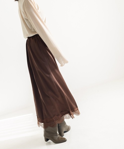 SESTO(セスト)の「ワイドシャフトミドルヒールロングブーツ(ブーツ・レディース・ブラック/ベージュ/ブラック系その他/ダークブラウン・S/M/L/LL/3L)」の21枚目の写真