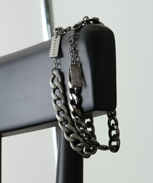 cussil（クシル）の「【cussil/クシル】アンティークシルバーチェーンロゴプレートブレスレット（ブレスレット・メンズ・ブラック系その他/アンティークシルバー・FREE）」の13枚目の写真