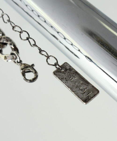 cussil（クシル）の「【cussil/クシル】アンティークシルバーチェーンロゴプレートブレスレット（ブレスレット・メンズ・ブラック系その他/アンティークシルバー・FREE）」の6枚目の写真