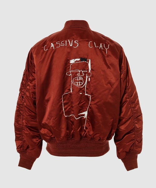 ETUDES(エチュード)の「HORIZON CASSIUS CLAY BRICK RED(MA-1・メンズ・レッド・46/48/50)」の2枚目の写真