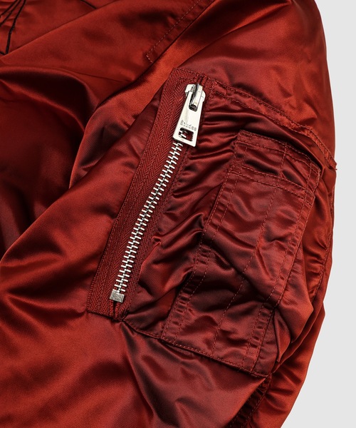 ETUDES(エチュード)の「HORIZON CASSIUS CLAY BRICK RED(MA-1・メンズ・レッド・46/48/50)」の4枚目の写真