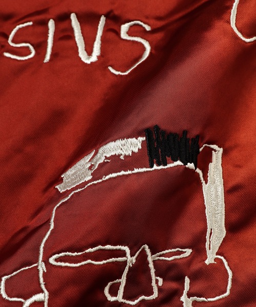 ETUDES(エチュード)の「HORIZON CASSIUS CLAY BRICK RED(MA-1・メンズ・レッド・46/48/50)」の8枚目の写真