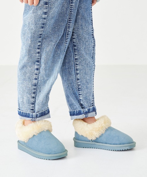 ORiental TRaffic(オリエンタルトラフィック)の「ムートンシューズ K-243(ブーツ・キッズ・ブラック/ブルー/キャメル・15.0cm/16.0cm/17.0cm/18.0cm/19.0cm/20.0cm)」の14枚目の写真