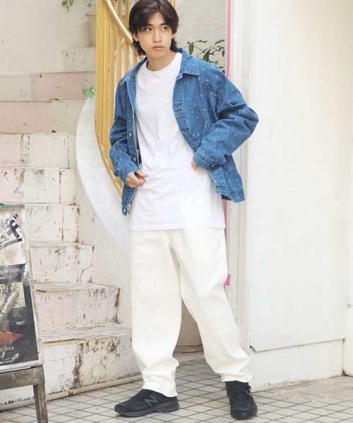 CAL O LINE(キャルオーライン)の「CAL O LINE/キャルオーライン PUNCH DENIM JACKET デニムジャケット 総柄 パッチワーク(デニムジャケット・メンズ・ブルー・XL/M/L)」の19枚目の写真