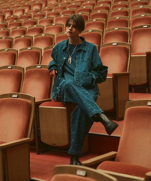 CAL O LINE(キャルオーライン)の「CAL O LINE/キャルオーライン PUNCH DENIM JACKET デニムジャケット 総柄 パッチワーク(デニムジャケット・メンズ・ブルー・XL/M/L)」の22枚目の写真