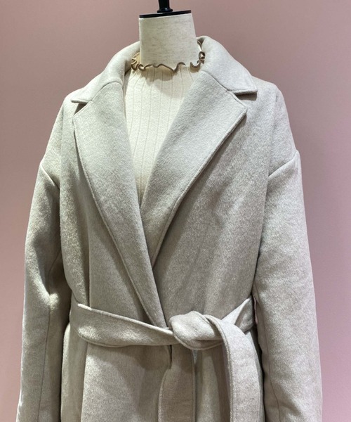 archives（アルシーヴ）の「’ウールロングチェスターコート’（チェスターコート・レディース・ベージュ/グレー/ブラック/グレイッシュベージュ・MEDIUM）」の14枚目の写真