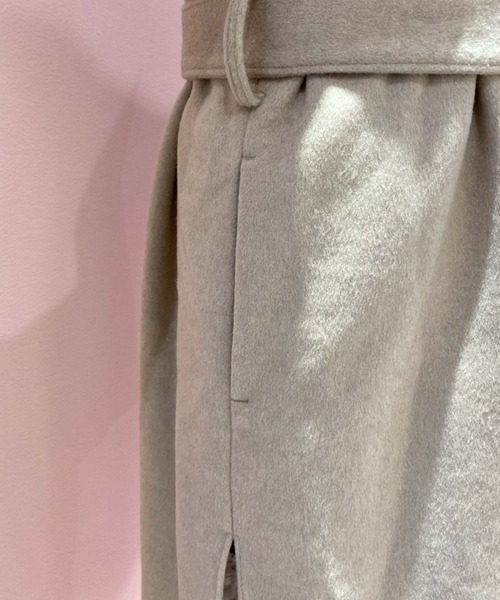 archives（アルシーヴ）の「’ウールロングチェスターコート’（チェスターコート・レディース・ベージュ/グレー/ブラック/グレイッシュベージュ・MEDIUM）」の7枚目の写真