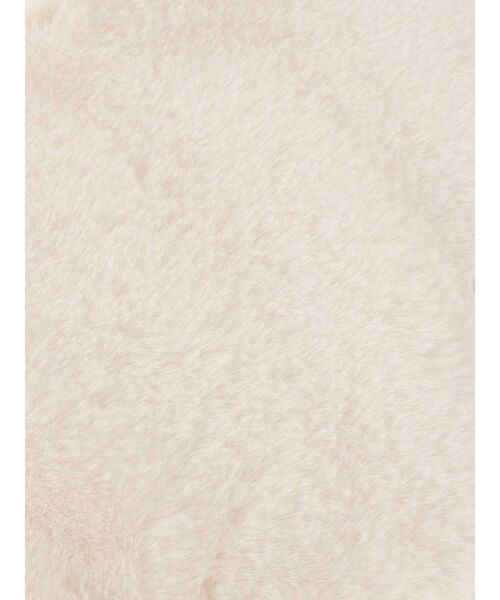 merry jenny（メリージェニー）の「もこもこmiffyティペット（マフラー・レディース・アイボリー/ブラック・FREE）」の11枚目の写真