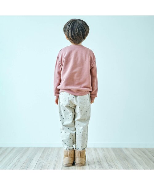 apres les cours（アプレレクール）の「【新色追加】バラエティモチーフトレーナー（スウェット・キッズ・ブラウン/ローズ/チャコール/ラベンダー/イエロー/ミント/ベージュ・120/80/100/110/90/130/140）」の16枚目の写真