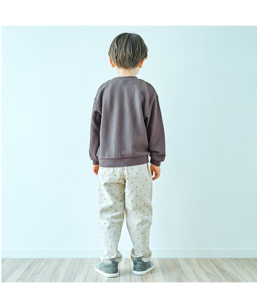 apres les cours（アプレレクール）の「【新色追加】バラエティモチーフトレーナー（スウェット・キッズ・ブラウン/ローズ/チャコール/ラベンダー/イエロー/ミント/ベージュ・120/80/100/110/90/130/140）」の19枚目の写真