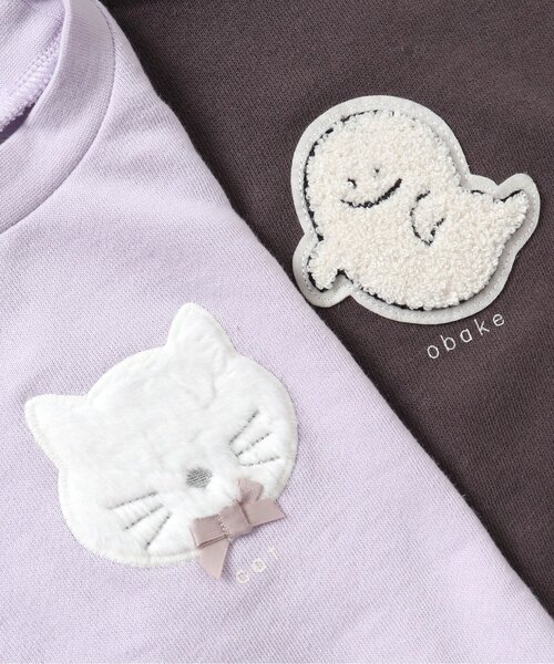 apres les cours（アプレレクール）の「【新色追加】バラエティモチーフトレーナー（スウェット・キッズ・ブラウン/ローズ/チャコール/ラベンダー/イエロー/ミント/ベージュ・120/80/100/110/90/130/140）」の9枚目の写真