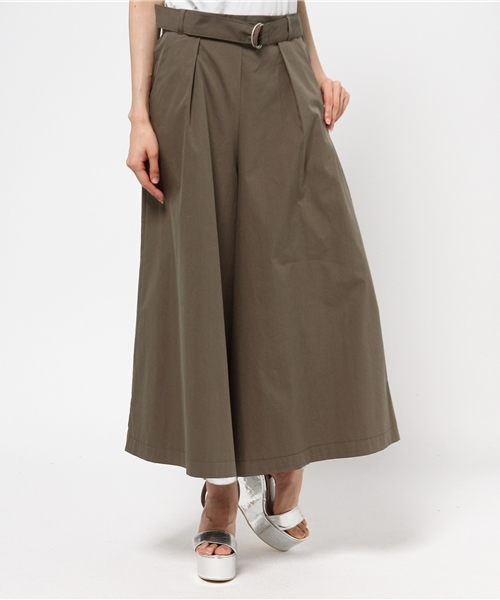 Ray BEAMS（レイビームス）の「Ray BEAMS / ベルテッドワイドパンツ（その他パンツ・レディース・オリーブ/ネイビー/インディゴブルー・1/0）」の2枚目の写真