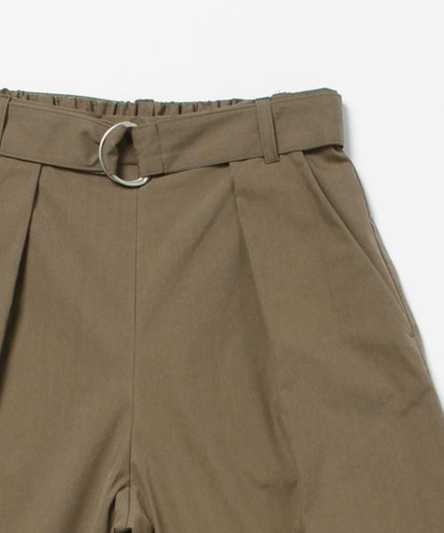 Ray BEAMS（レイビームス）の「Ray BEAMS / ベルテッドワイドパンツ（その他パンツ・レディース・オリーブ/ネイビー/インディゴブルー・1/0）」の4枚目の写真