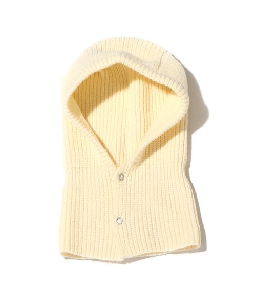 atmos pink（アトモスピンク）の「atmos pink ニット バラクラバ（その他小物・レディース・グレー/ブラック/ホワイト・FREE）」の2枚目の写真