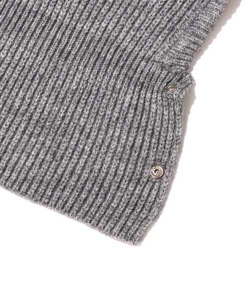 atmos pink（アトモスピンク）の「atmos pink ニット バラクラバ（その他小物・レディース・グレー/ブラック/ホワイト・FREE）」の14枚目の写真