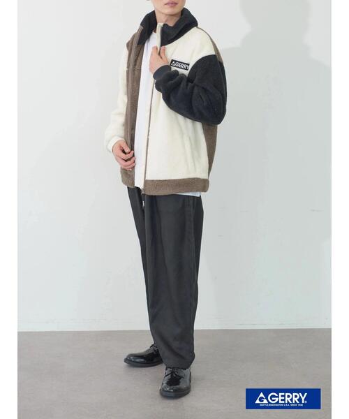 koe（コエ）の「【GERRY】シープボアジップブルゾン（ブルゾン・レディース・オフホワイト/ブラック/マルチ・L/M）」の12枚目の写真