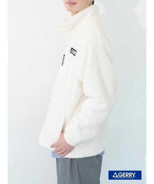 koe（コエ）の「【GERRY】シープボアジップブルゾン（ブルゾン・レディース・オフホワイト/ブラック/マルチ・L/M）」の5枚目の写真