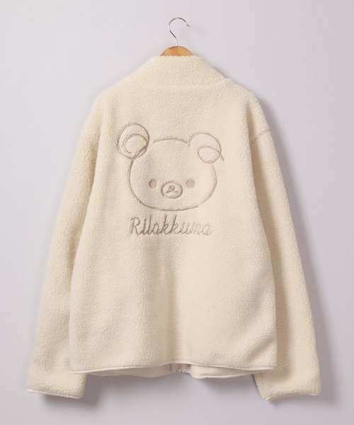 FUNALIVE（ファンアライブ）の「リラックマ ボア ジャケット（ブルゾン・レディース・ベージュ/オフホワイト・M/L/LL）」の20枚目の写真