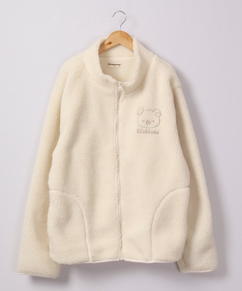 FUNALIVE（ファンアライブ）の「リラックマ ボア ジャケット（ブルゾン・レディース・ベージュ/オフホワイト・M/L/LL）」の19枚目の写真