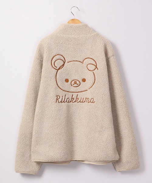 FUNALIVE（ファンアライブ）の「リラックマ ボア ジャケット（ブルゾン・レディース・ベージュ/オフホワイト・M/L/LL）」の14枚目の写真