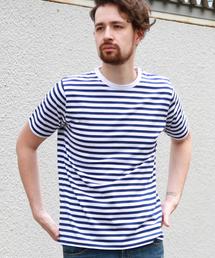 BEAUTY&YOUTH UNITED ARROWS | BY ハイゲージ ボーダー クルーネック Tシャツ ◆(Tシャツ/カットソー)