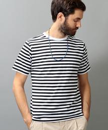 BEAUTY&YOUTH UNITED ARROWS | BY ハイゲージ ボーダー クルーネック カットソー(Tシャツ/カットソー)