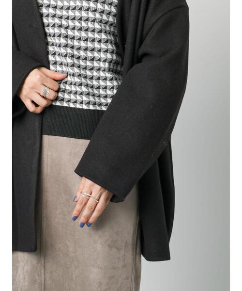 Lugnoncure(ルノンキュール)の「ノーカラーコート(ノーカラーコート・レディース・モカ/ブラック/ベージュ・フリ-)」の15枚目の写真