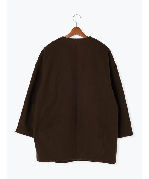 Lugnoncure(ルノンキュール)の「ノーカラーコート(ノーカラーコート・レディース・モカ/ブラック/ベージュ・フリ-)」の21枚目の写真