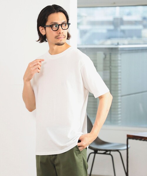 B:MING by BEAMS(ビーミングバイビームス)の「ベーシック クルーネック Tシャツ(ドロップフィット)(Tシャツ/カットソー・メンズ・オフホワイト/ブラック/ネイビー・X-LARGE/MEDIUM/LARGE/SMALL)」の6枚目の写真